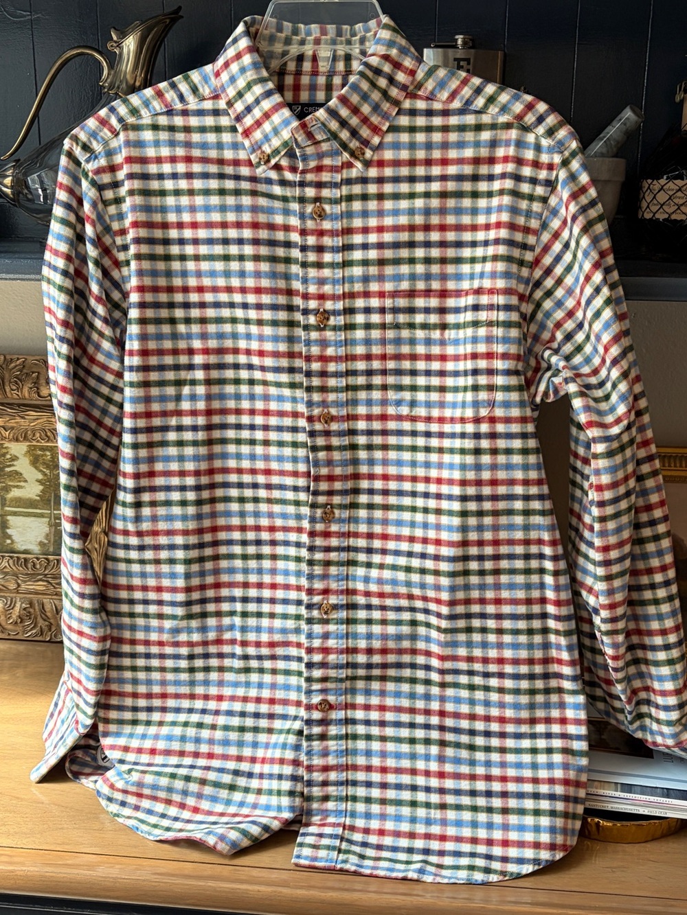Daniel CREMIEUX Plaid button down